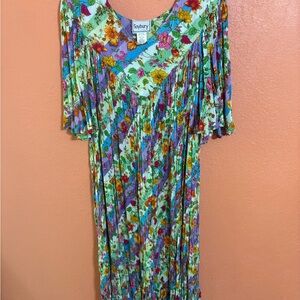 Floral Maxi Dress - Multicolor